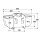 Bac pour stabulation et pâturage Mod. WT55